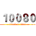 １００８０ (attack on titan)