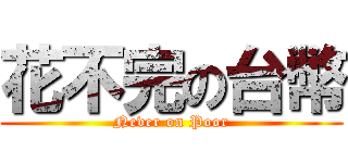 花不完の台幣 (Never on Poor)