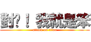 對啦！ 我就是笨 (attack on titan)