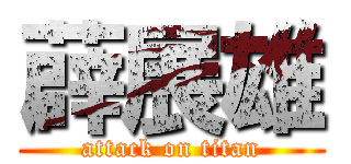 薜展雄 (attack on titan)