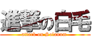 進撃の白毛 (attack on Solanum )