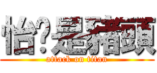 怡瑄是豬頭 (attack on titan)