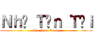 Ｎｈớ Ｔêｎ Ｔôｉ (She Neva Knowz)