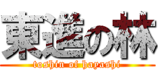 東進の林 (toshin of hayashi)
