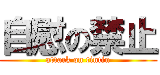 自慰の禁止 (attack on tintin)