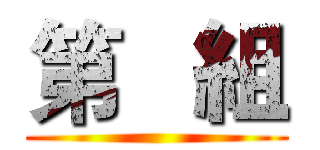 第   組 ()