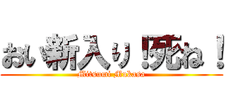 おい新入り！死ね！ (Mitsumi Mukasa)