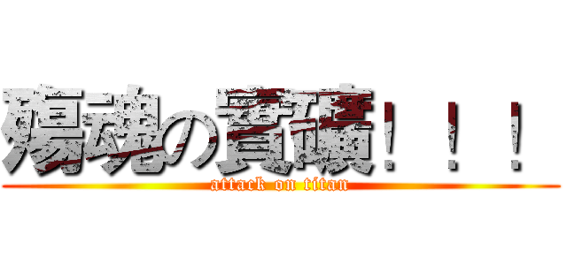 殤魂の實礦！！！ (attack on titan)