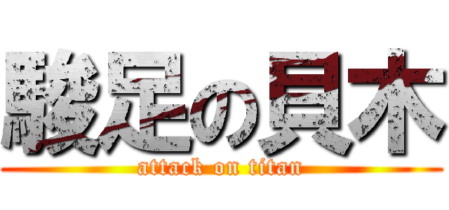 駿足の貝木 (attack on titan)