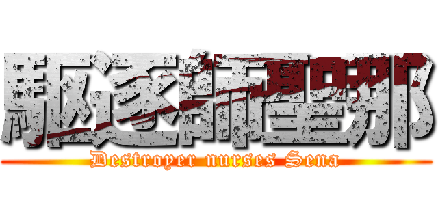 駆逐師聖那 (Destroyer nurses Sena)