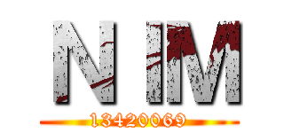 ＮＩＭ (13420069)