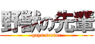 野獣の先輩 (gays senior)