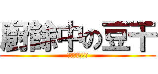 廚餘中の豆干 (廢渣銘漢的豆干)