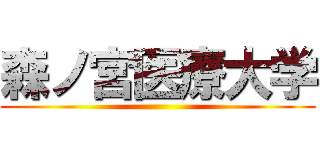 森ノ宮医療大学 ()