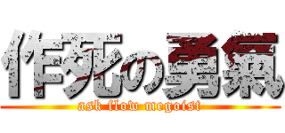 作死の勇氣 (ask flow megoist)