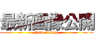 最新画像公開 (New  Image)