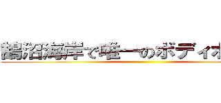 鵠沼海岸で唯一のボディボーダー ()