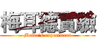 梅耳德實驗 (Melde's experiment)