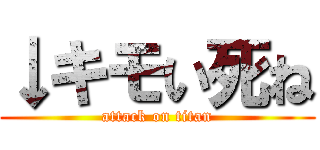 ↓キモい死ね (attack on titan)