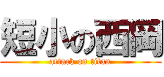 短小の西岡 (attack on titan)