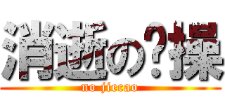 消逝の节操 (no jiecao)