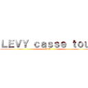 ＬＥＶＹ ｃａｓｓｅ ｔｏｕｔ (CPT)