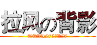 拉风の背影 (QQ：812737297)