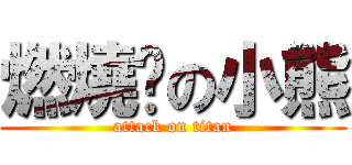 燃燒吧の小熊 (attack on titan)