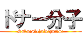 ドナー分子 (Subnaphthalocyanine)