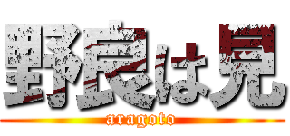 野良は見 (aragoto)