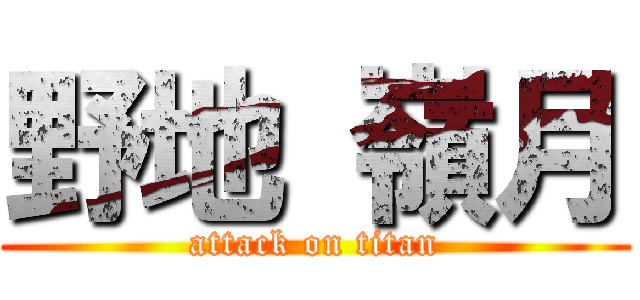 野地 嶺月 (attack on titan)