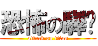 恐怖の驛璇 (attack on titan)