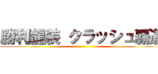 勝利龍装 クラッシュ覇道 ()