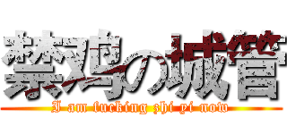 禁鸡の城管 (I am fucking zhi yi now)
