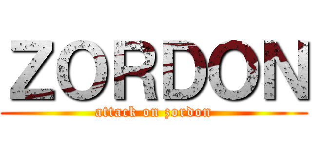 ＺＯＲＤＯＮ (attack on zordon)