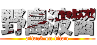 野島波留 (attack on titan)