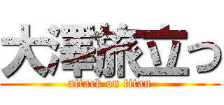 大澤旅立つ (attack on titan)