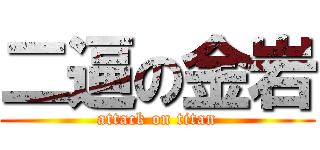 二逼の金岩 (attack on titan)