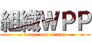 組織ＷＰＰ (dengerous of wpp)