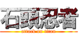 石頭忍者 (attack on titan)
