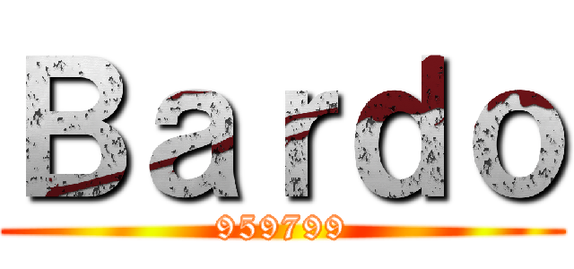 Ｂａｒｄｏ (959799)