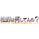 松野は何してんの？ (attack on titan)
