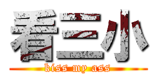 看三小 (kiss my ass)
