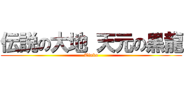 伝説の大地 天元の黒龍 (Tinko)