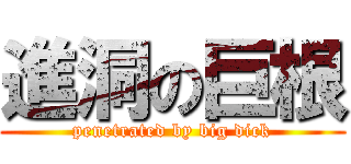 進洞の巨根 (penetrated by big dick)