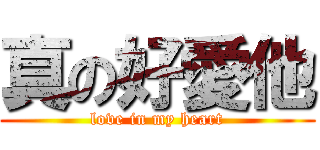 真の好愛他 (love in my heart)