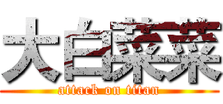 大白菜菜 (attack on titan)