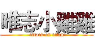唯志小雞雞 (attack on titan)