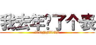 我去年买了个表 (WQNMLGB)