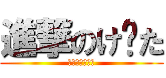 進撃のけ〜た (暇人代表け〜た)